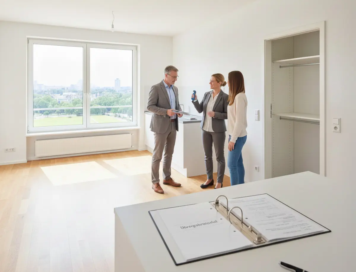 Wohnungsübergabe nach Endreinigung